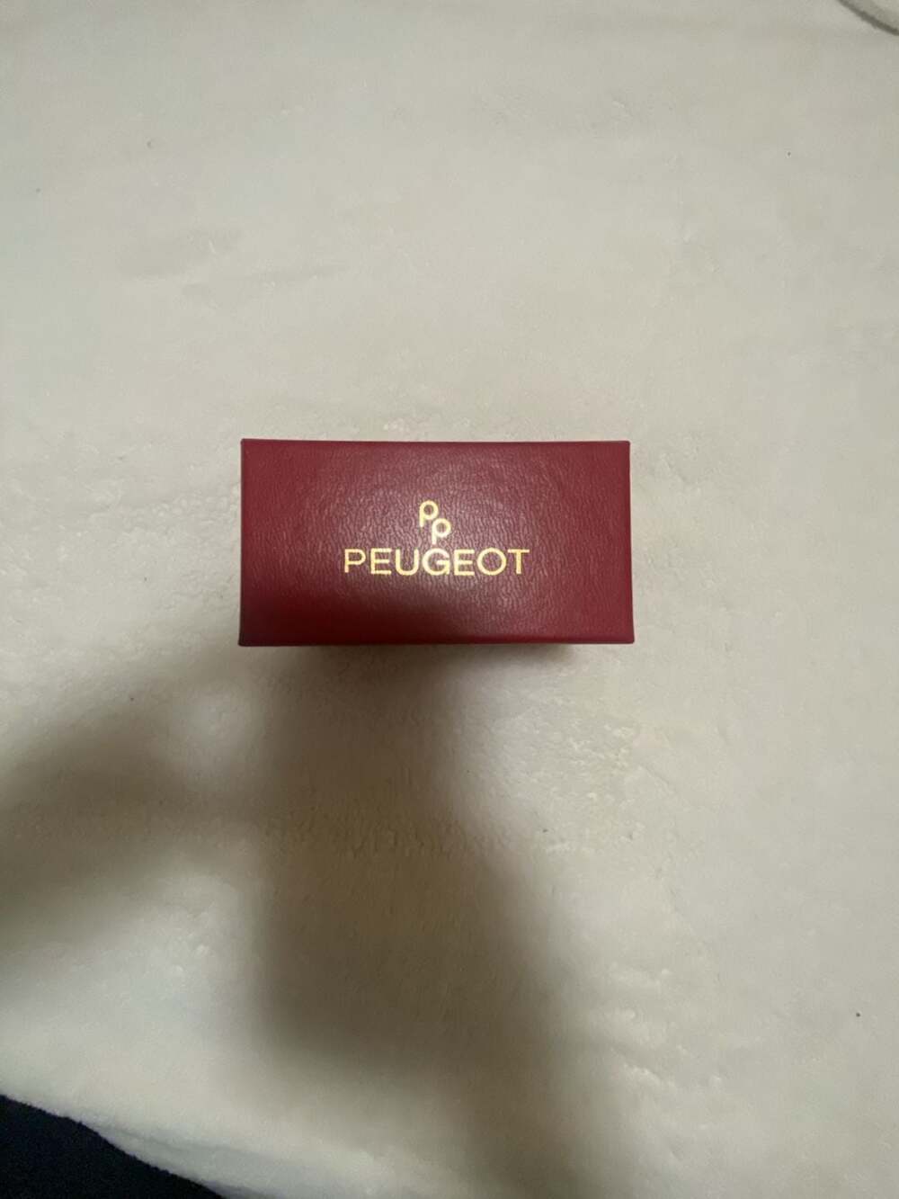 Peugeot Women's Crystal Bezel Rectangular Dress Watch with Gold-Tone Link Bracel